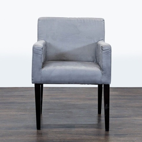 Used West Elm Modern Gray Lounge Chair with Armrests for sale on AptDeco