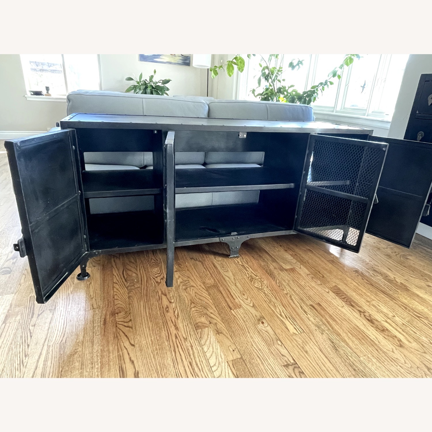 RH Industrial Tool Chest 4-Door Media Console - image-2