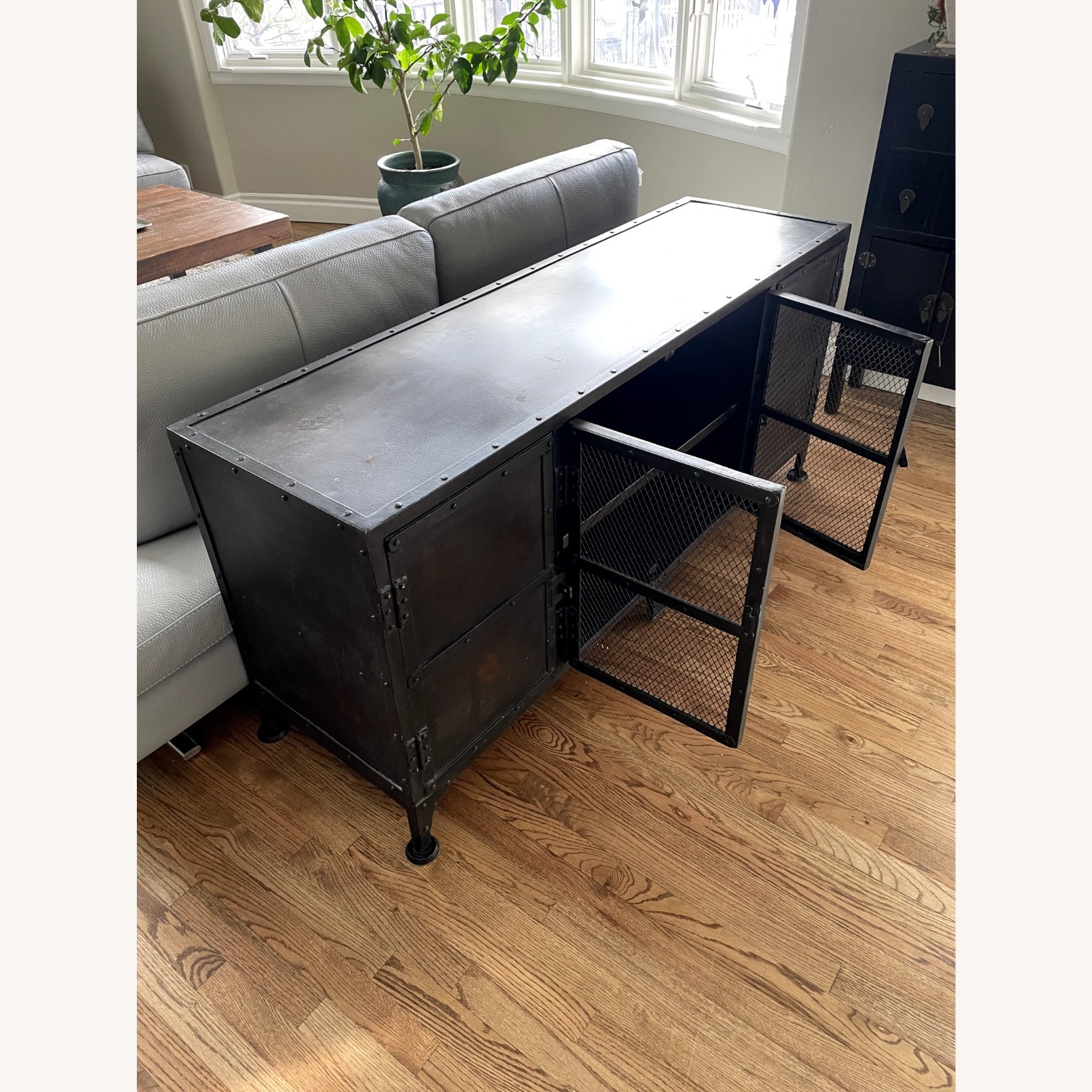 RH Industrial Tool Chest 4-Door Media Console - image-4