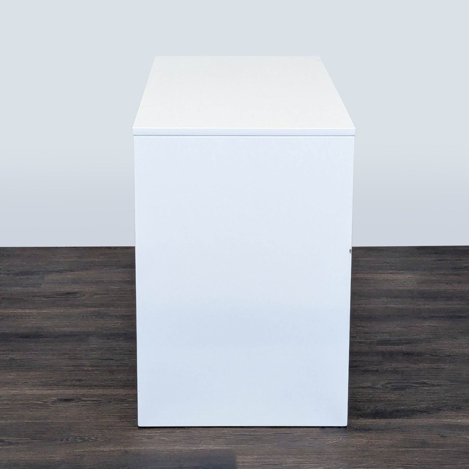 CB2 Runway Modern White Desk with Two Drawers - image-6
