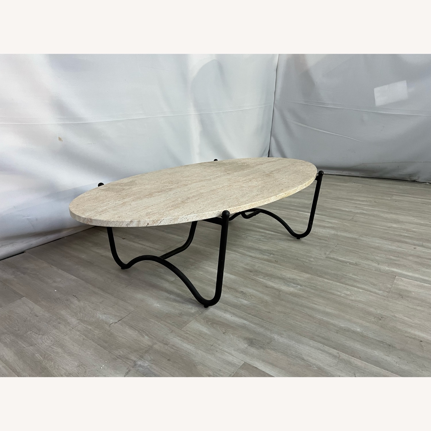 Lulu and Georgia Peggy Outdoor Oval Coffee Table - image-2