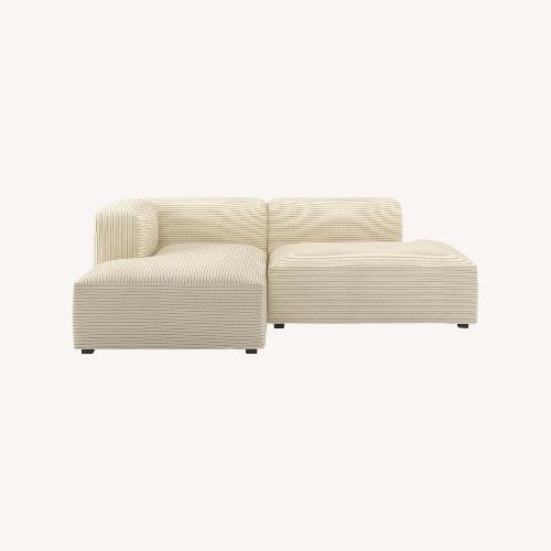 Used Winnie 2 - Piece Modular Upholstered Chaise L-Sectional for sale on AptDeco
