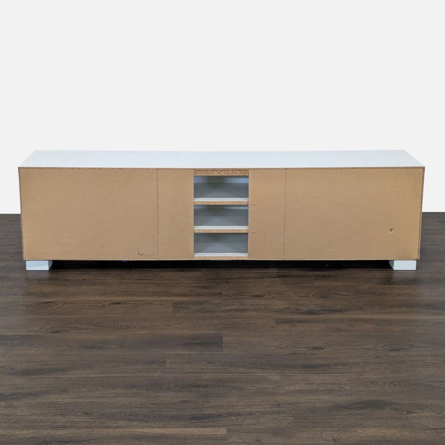 IKEA Besta Burs TV Stand in High Gloss White - image-5