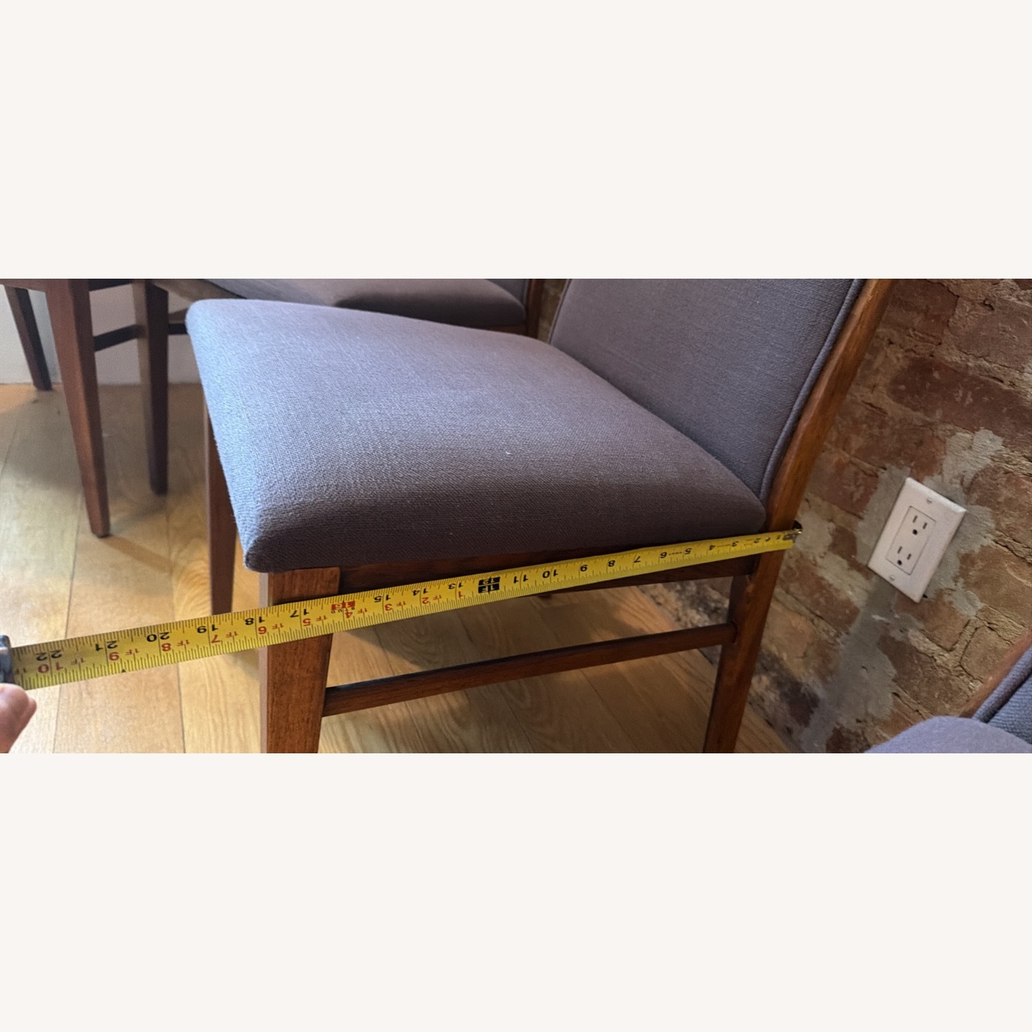 Vintage/Antique Finds Dark Brown Dining Chairs - image-7