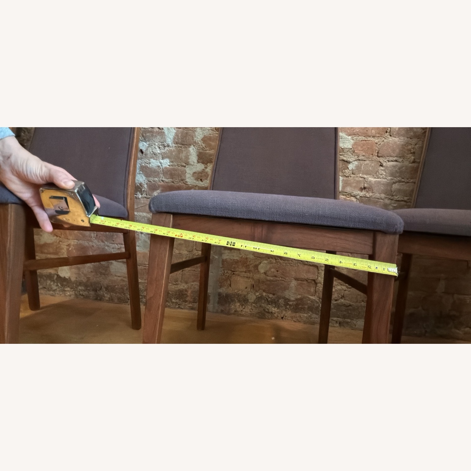 Vintage/Antique Finds Dark Brown Dining Chairs - image-8