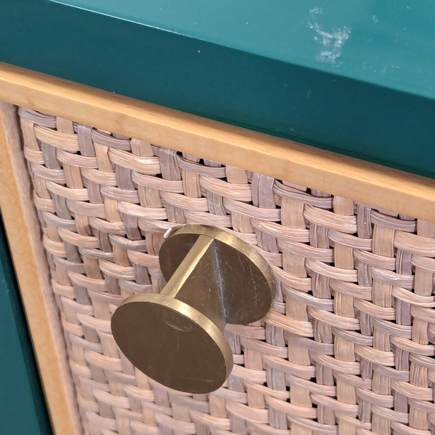 Anthropologie Presti Rattan Three Drawer Media - image-10