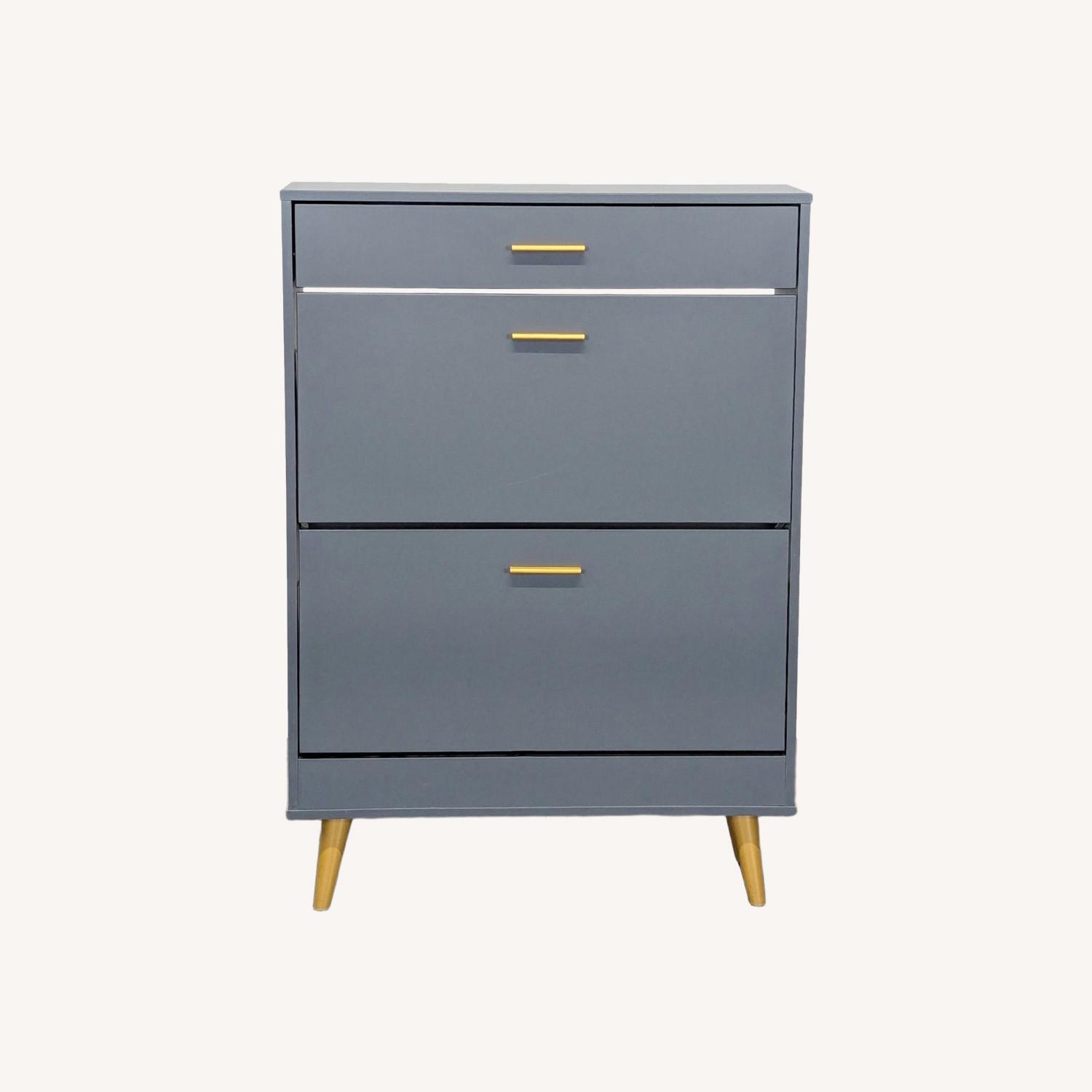 Everly Quinn 16 Pair Shoe Storage Cabinet - image-0