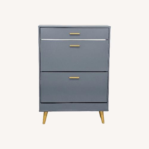 Used Everly Quinn 16 Pair Shoe Storage Cabinet for sale on AptDeco