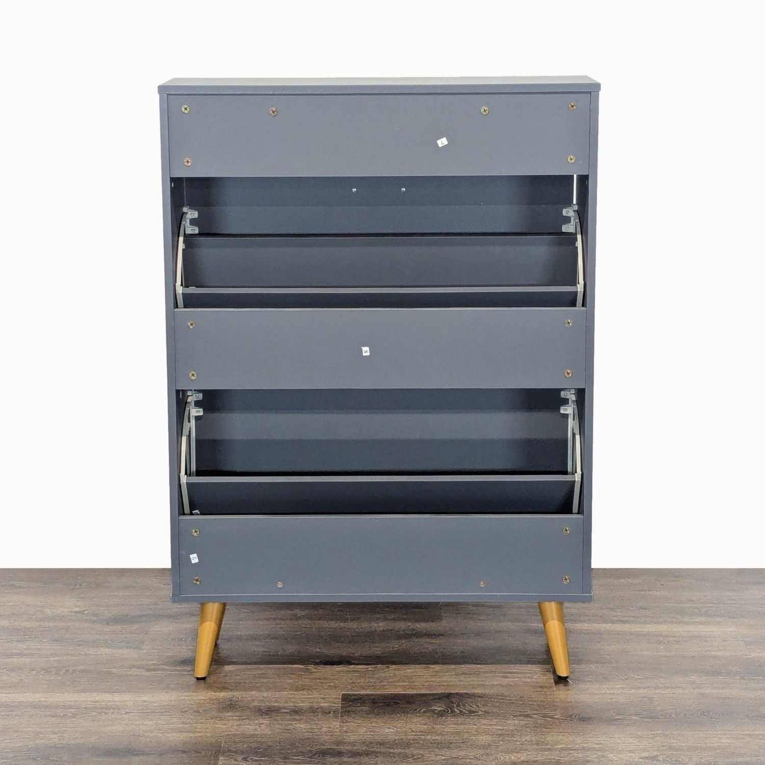 Everly Quinn 16 Pair Shoe Storage Cabinet - image-3