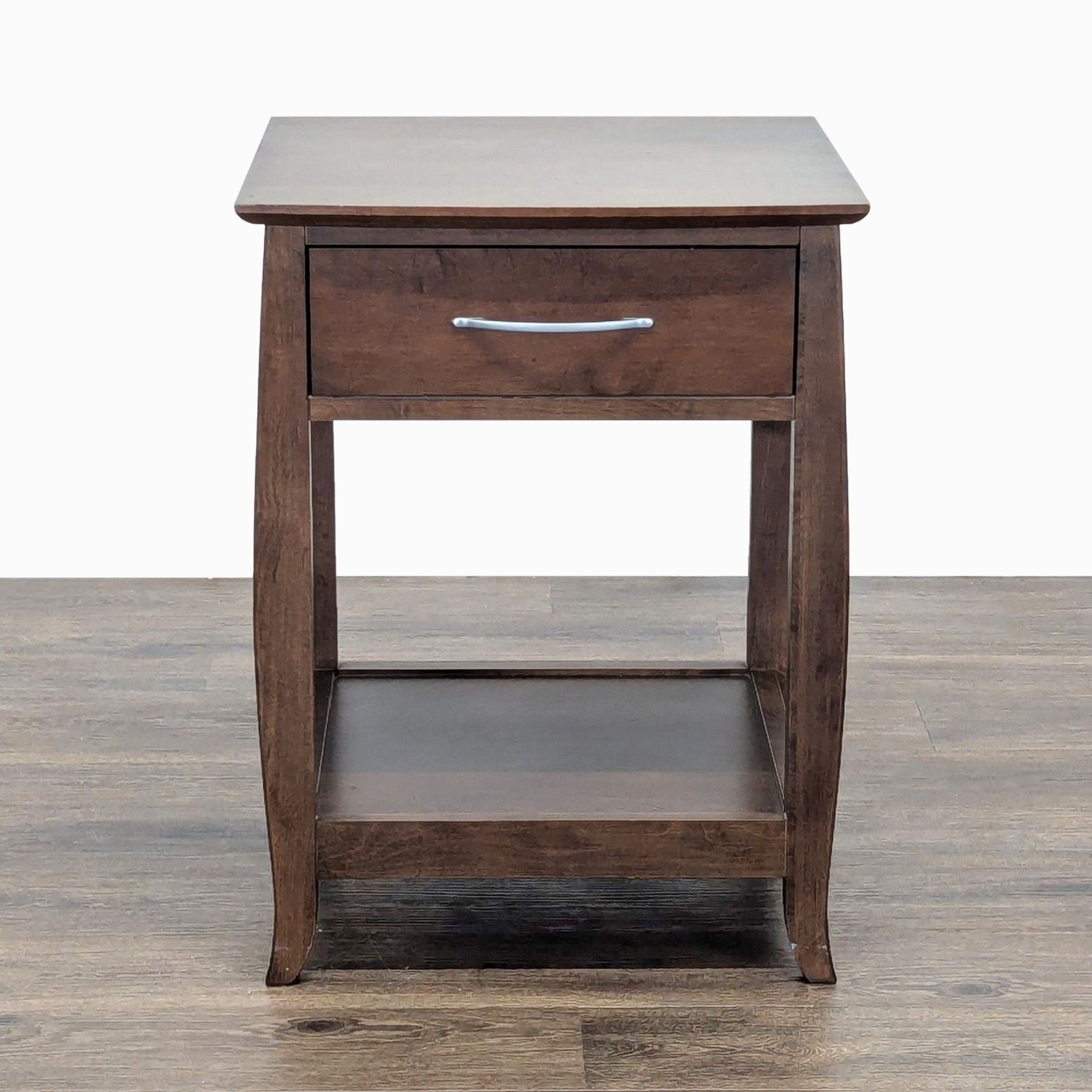 Baronet One Drawer Nightstand with Open Shelf - image-3