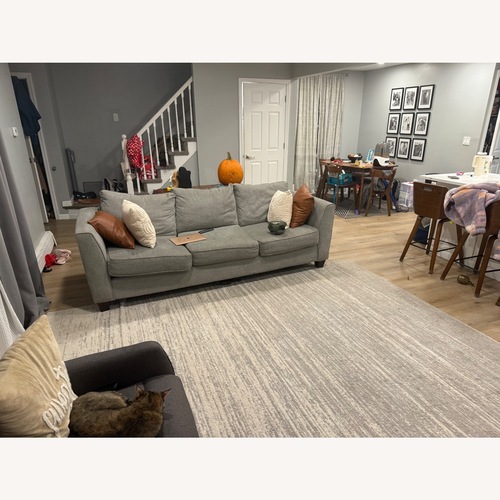 Used Raymour & Flanigan Light Gray 3+ Seater Sofa for sale on AptDeco