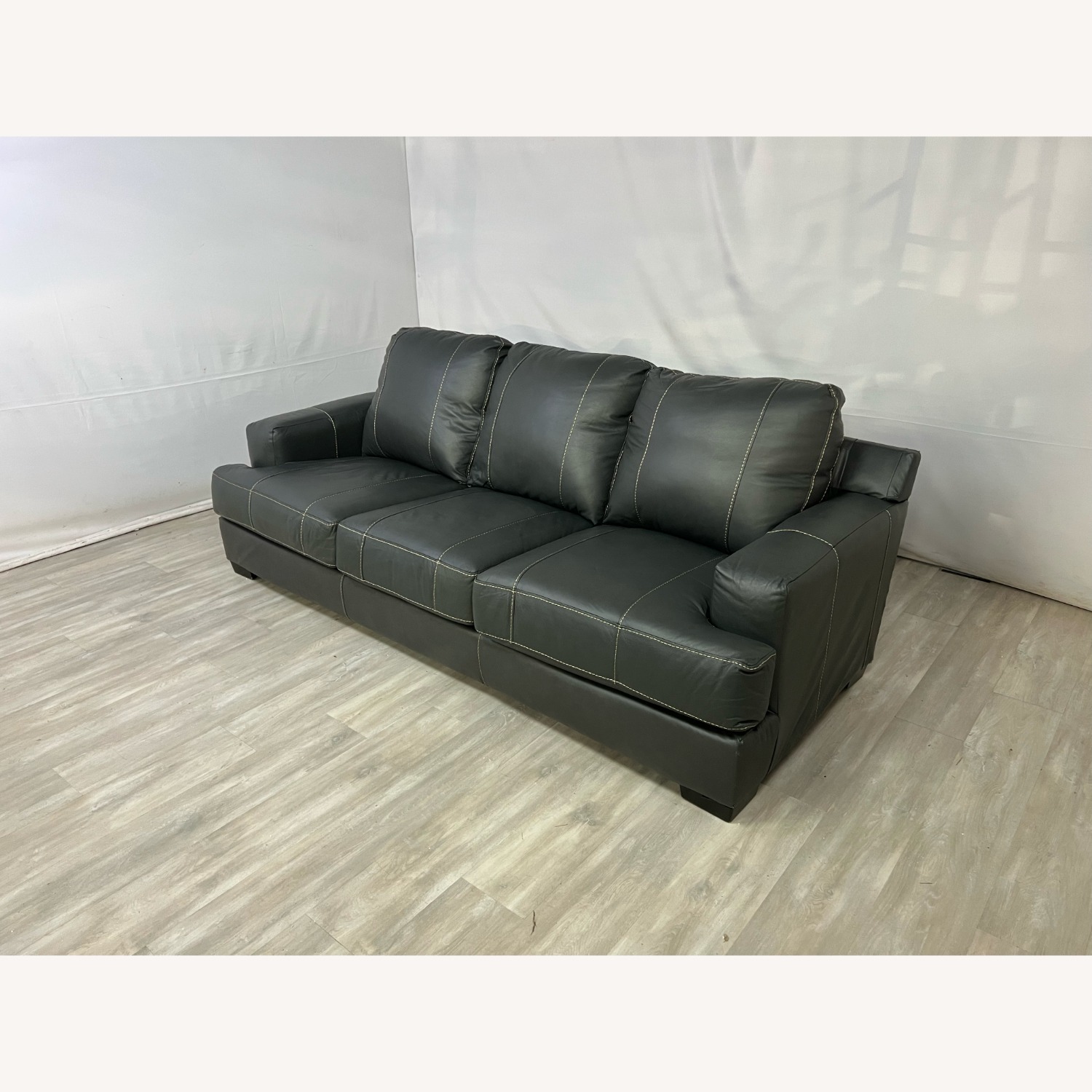 Wade Logan Arieyanna Italian Leather Match Sofa - image-8