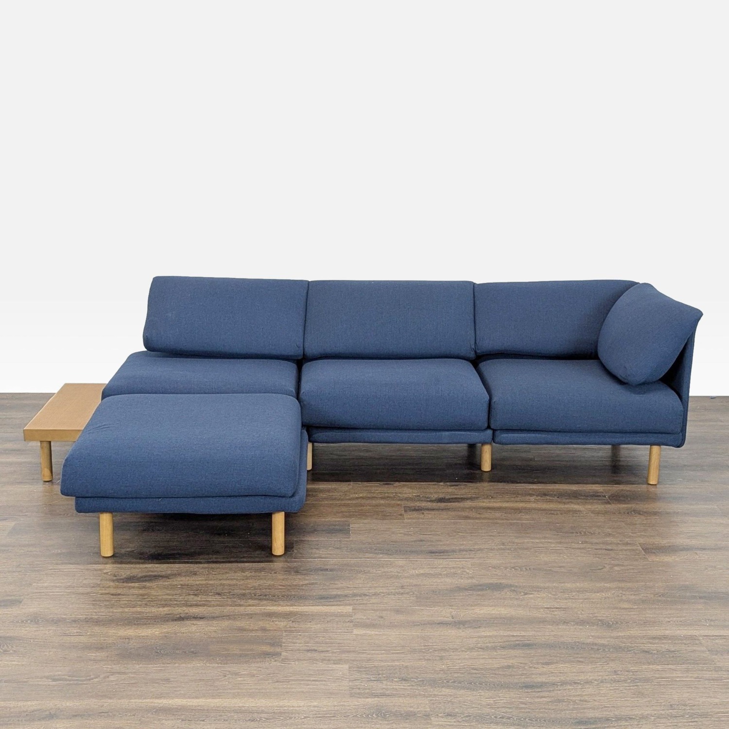 Burrow Range Blue Sectional Sofa - image-0