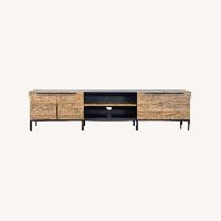 Crate & Barrel Rigby Natural Large Media Console