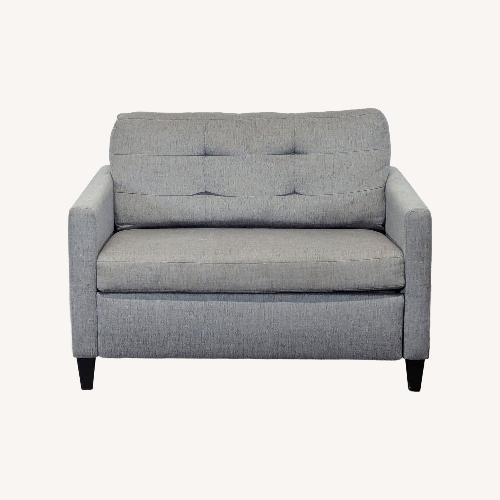 Used Crate & Barrel Bowen Modern Gray Sleeper Sofa  for sale on AptDeco