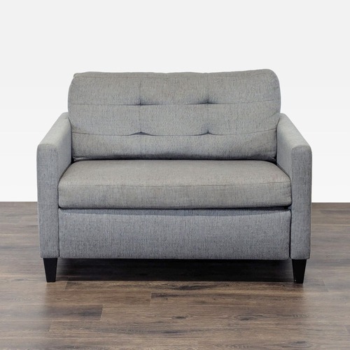 Used Crate & Barrel Bowen Modern Gray Sleeper Sofa  for sale on AptDeco