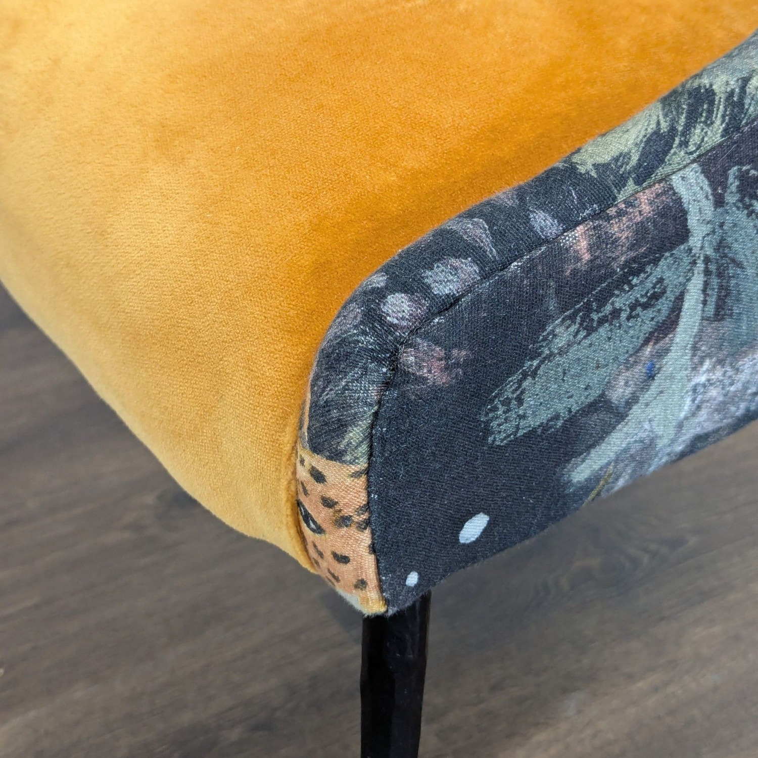 Anthropologie Bara Floral Velvet Lounge Chair - image-4