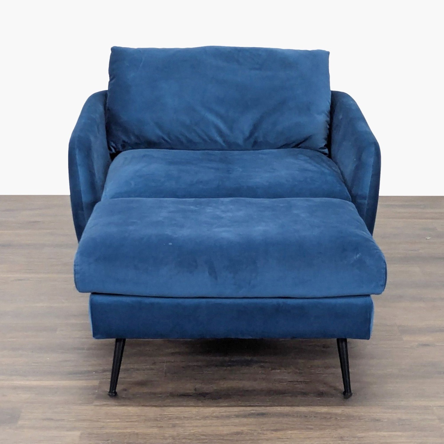 Edloe Finch Park Collection Blue Velvet Lounge - image-1