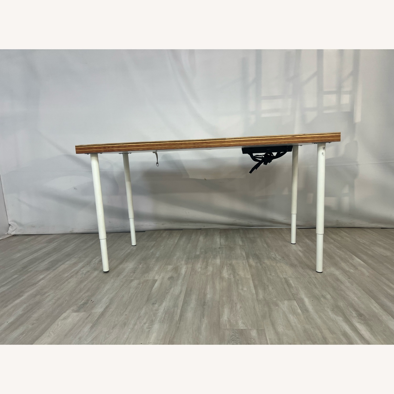 A.N Custom Furniture White Wooden Top Desk - image-3
