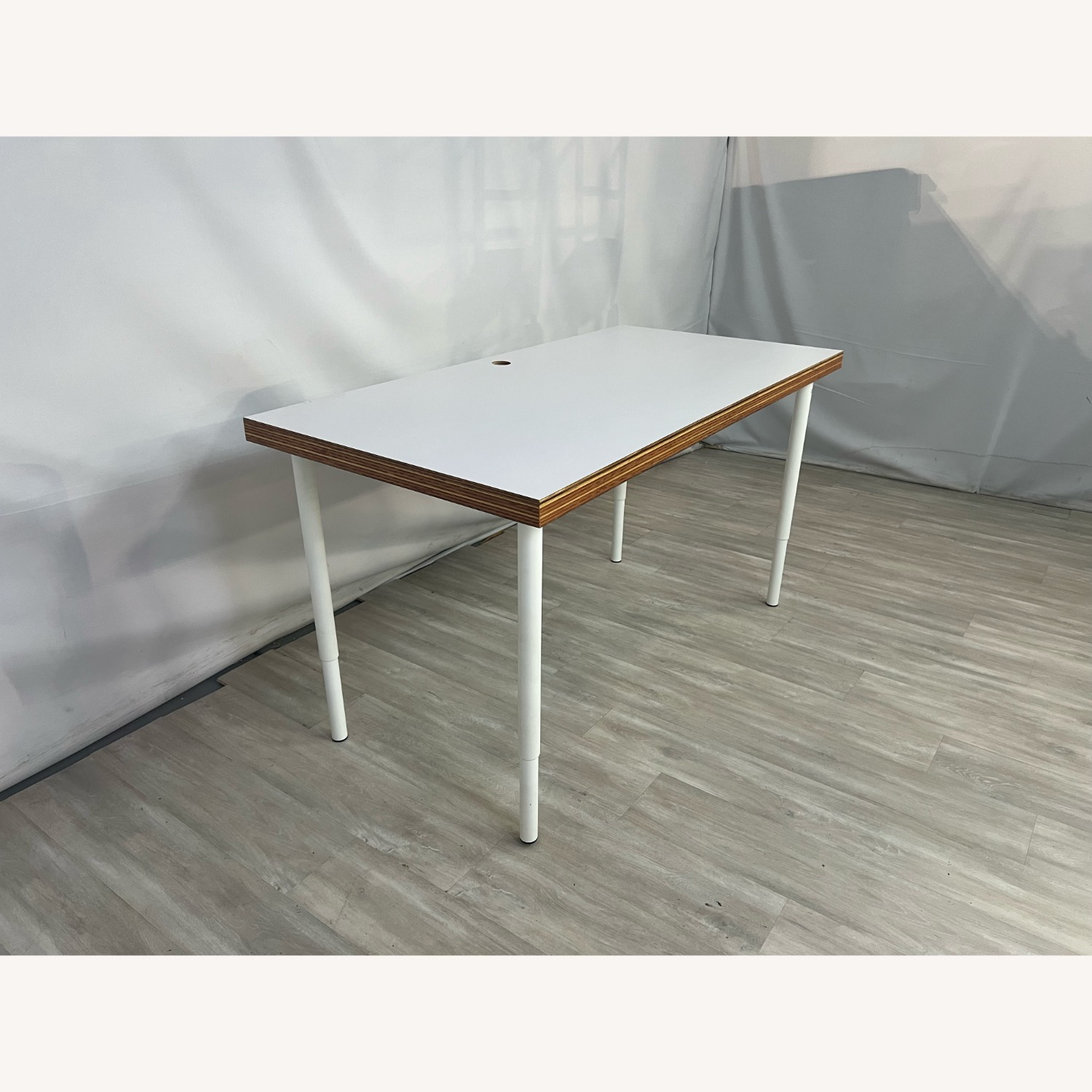 A.N Custom Furniture White Wooden Top Desk - image-6