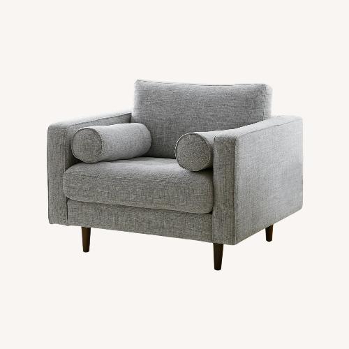 Used Article Light Gray Fabric Accent Chair for sale on AptDeco