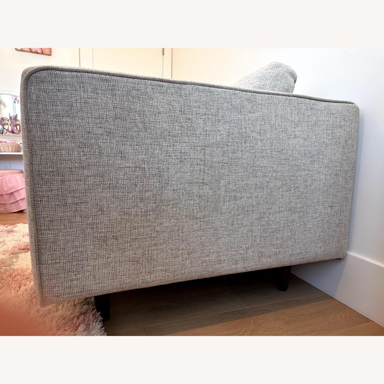 Article Light Gray Fabric Accent Chair - image-5