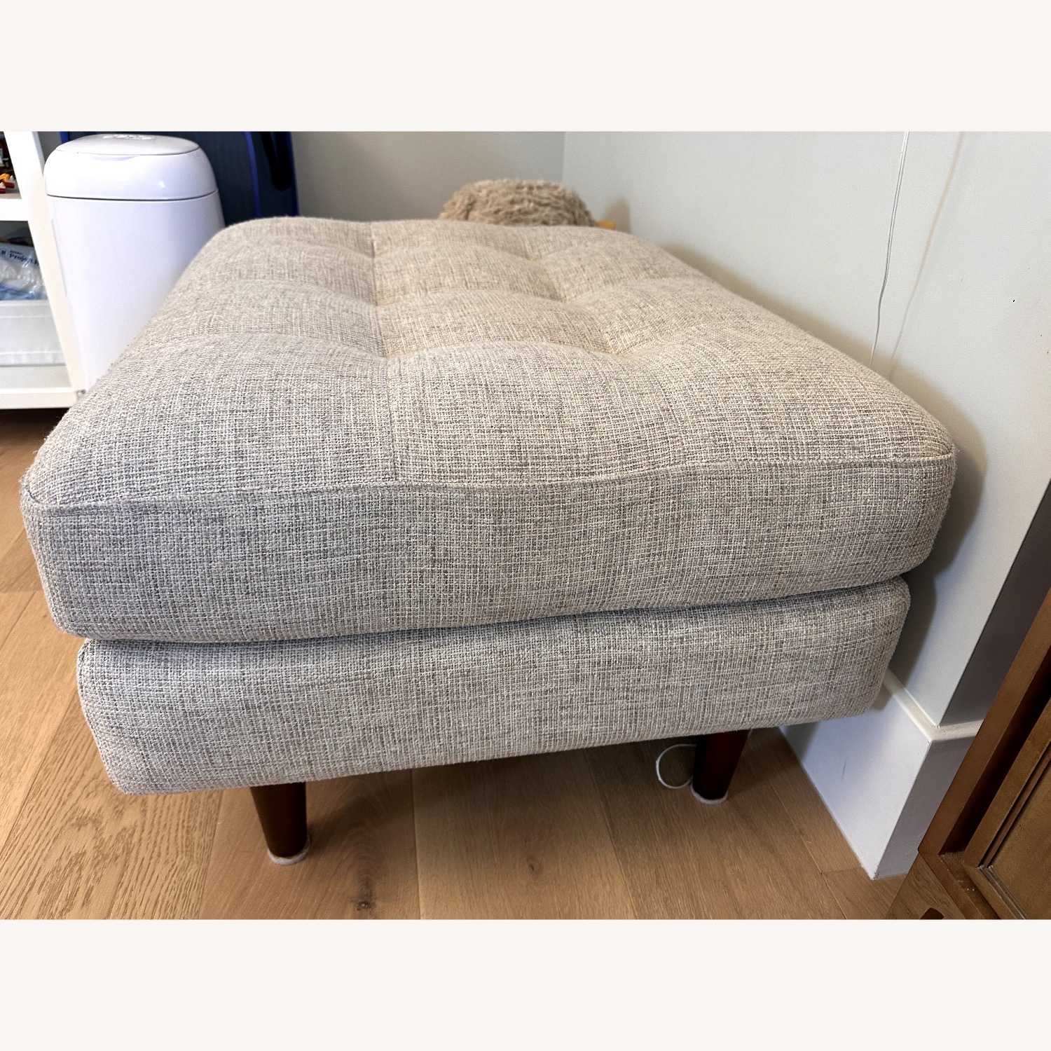 Article Light Gray Fabric Accent Chair - image-7