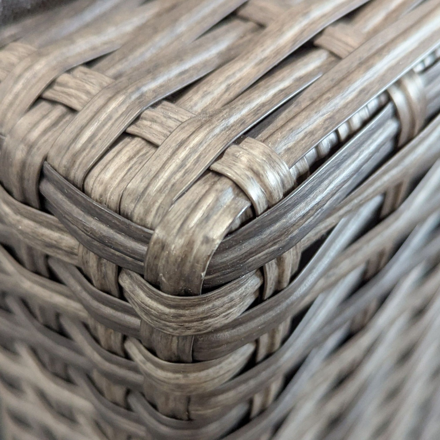 Lausaint Home Modern Gray Wicker 6-Piece Sectional - image-6