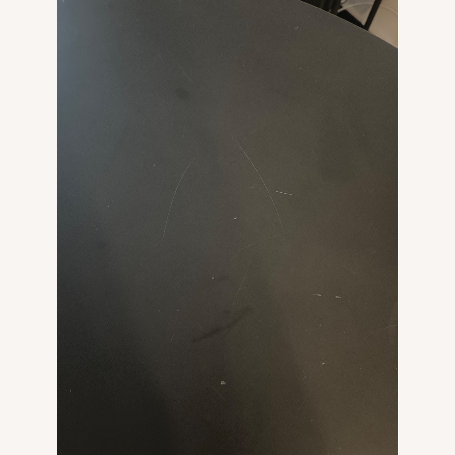 CB2 Lola Black Concrete Dining Table - image-3