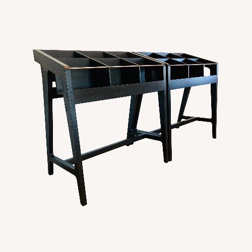 Used Mid-Century Modern Blackened Oak Record Dislpays for sale on AptDeco