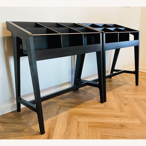 Used Mid-Century Modern Blackened Oak Record Dislpays for sale on AptDeco