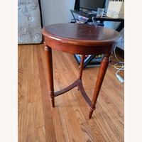 Vintage/Antique Dark Brown Wood Side Table