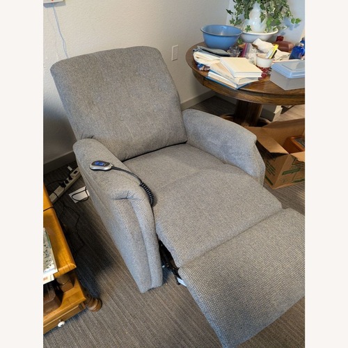 Used La-Z-Boy Gray Power Recliner Lift Chair for sale on AptDeco