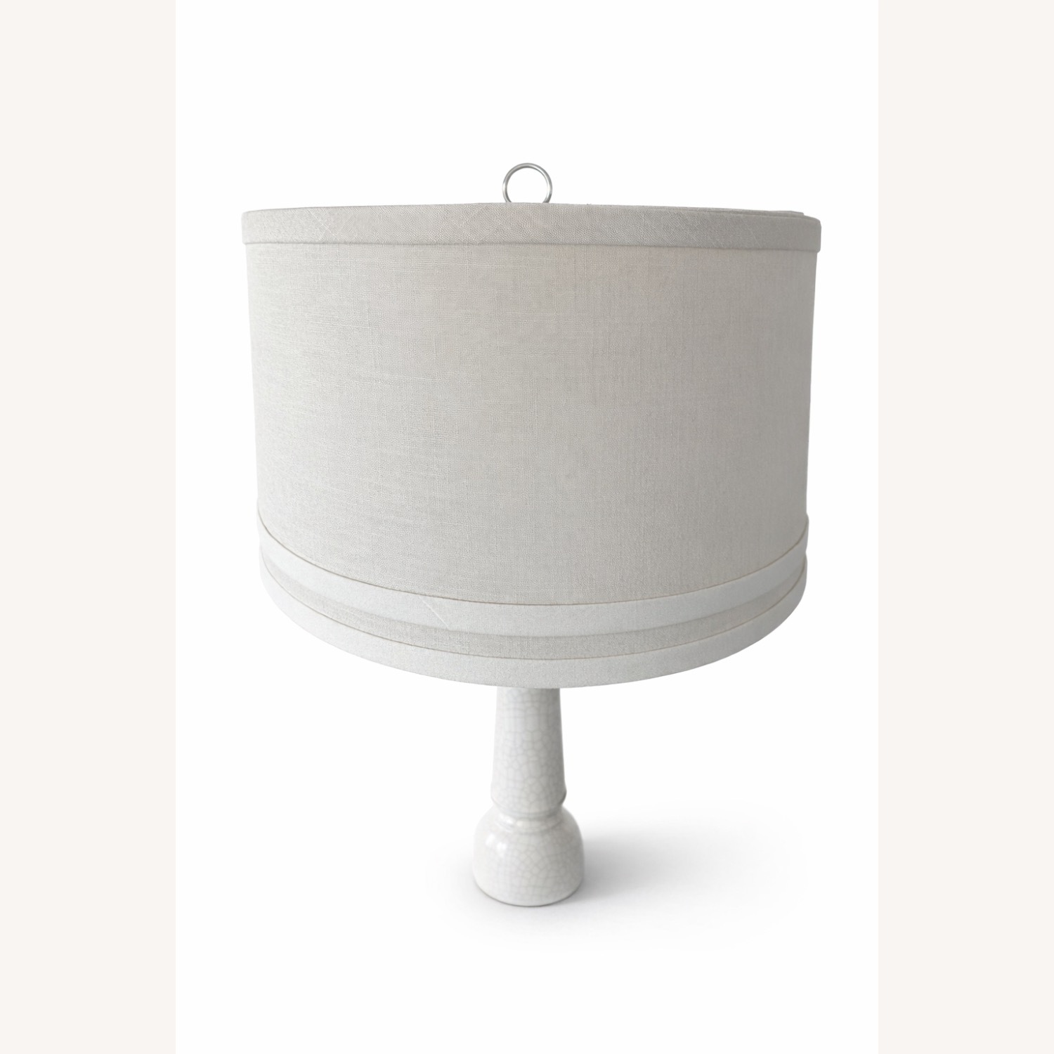Ethan Allen Ivory Ceramic Floor Lamp - image-5