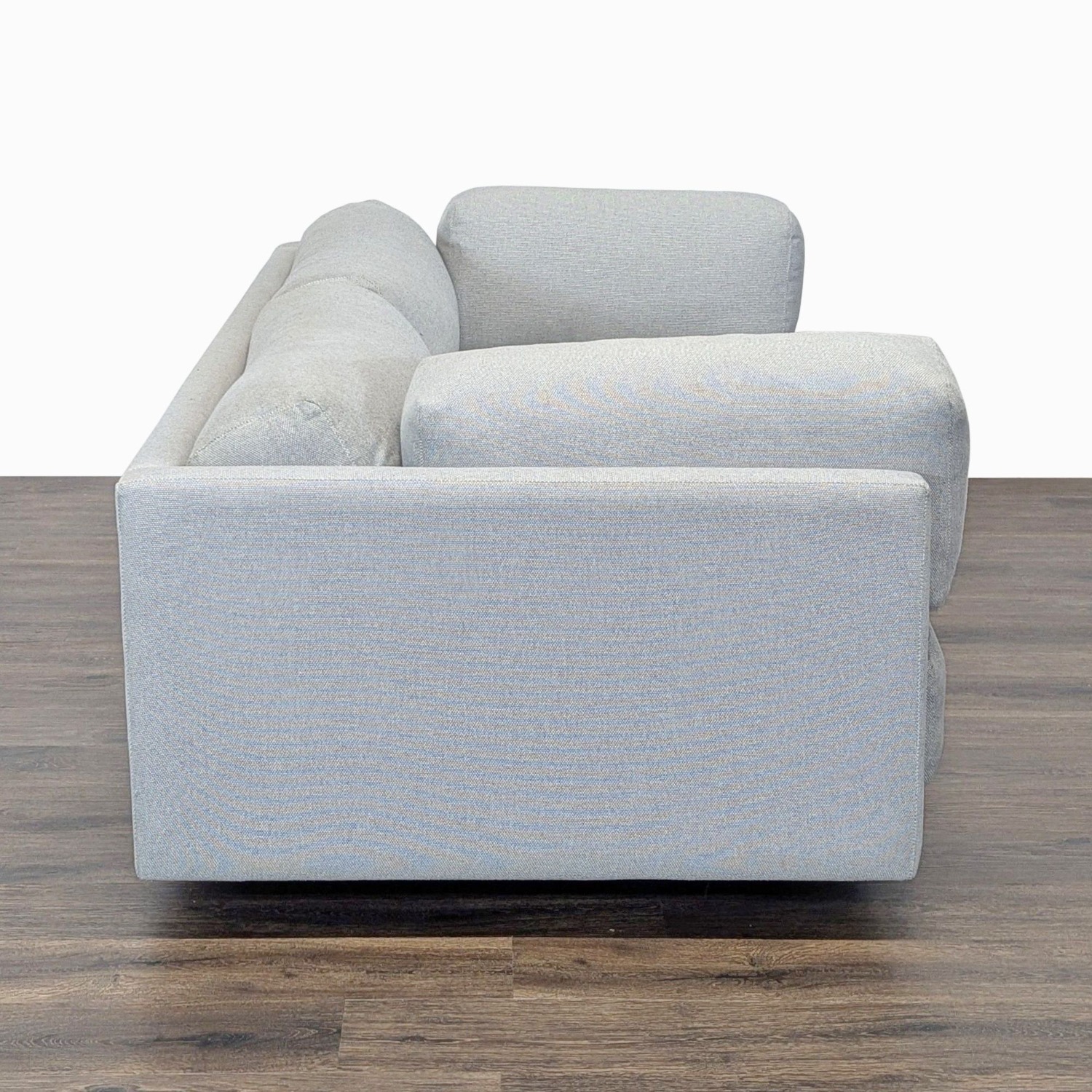BluDot Sunday Modern 3-Seat Light Grey Sofa - image-3