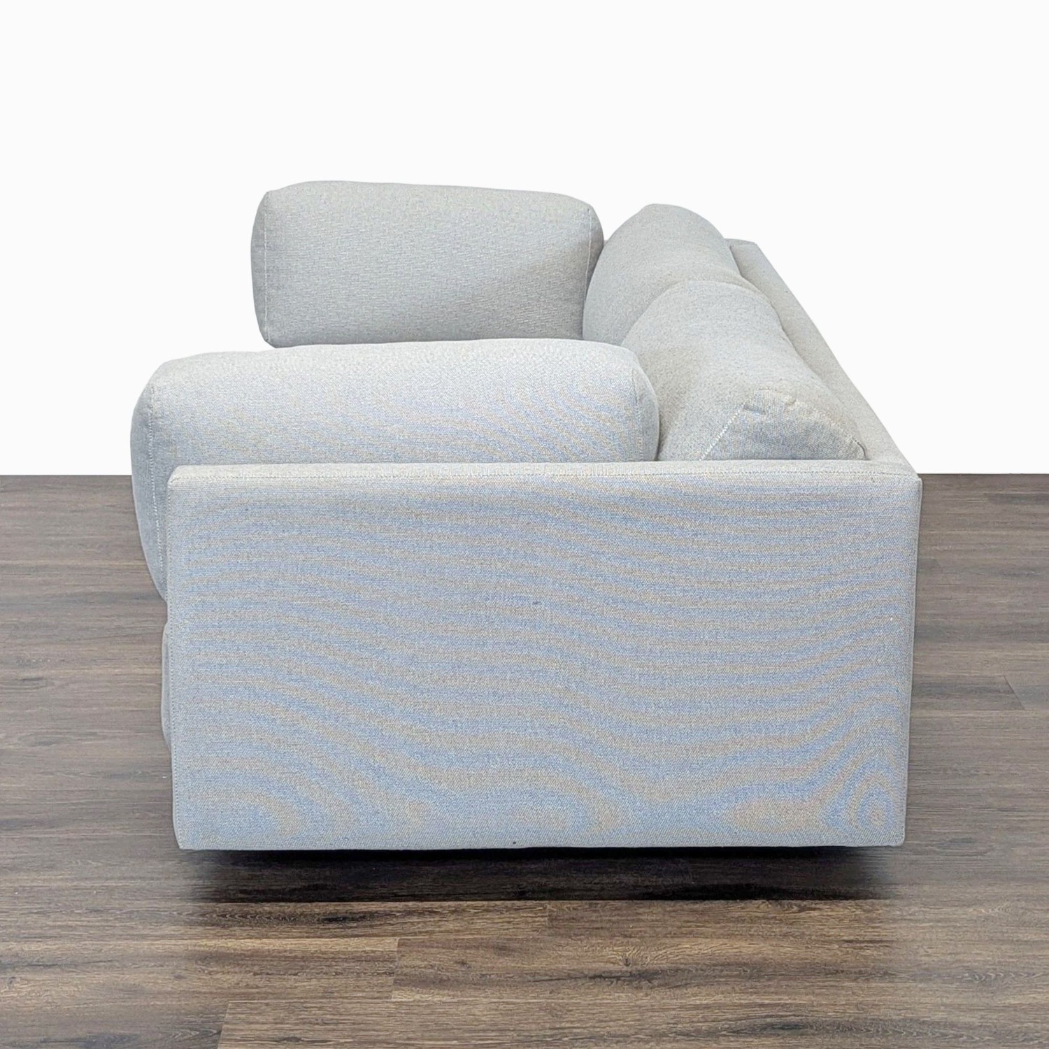 BluDot Sunday Modern 3-Seat Light Grey Sofa - image-5