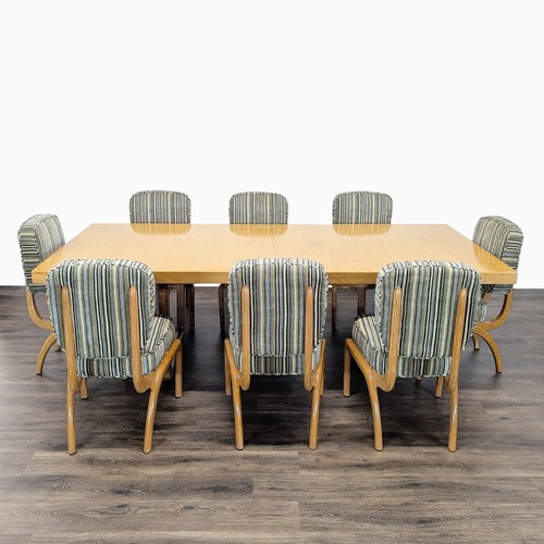 Used VintageItalian Modern Expandable9-Piece Dining Set for sale on AptDeco