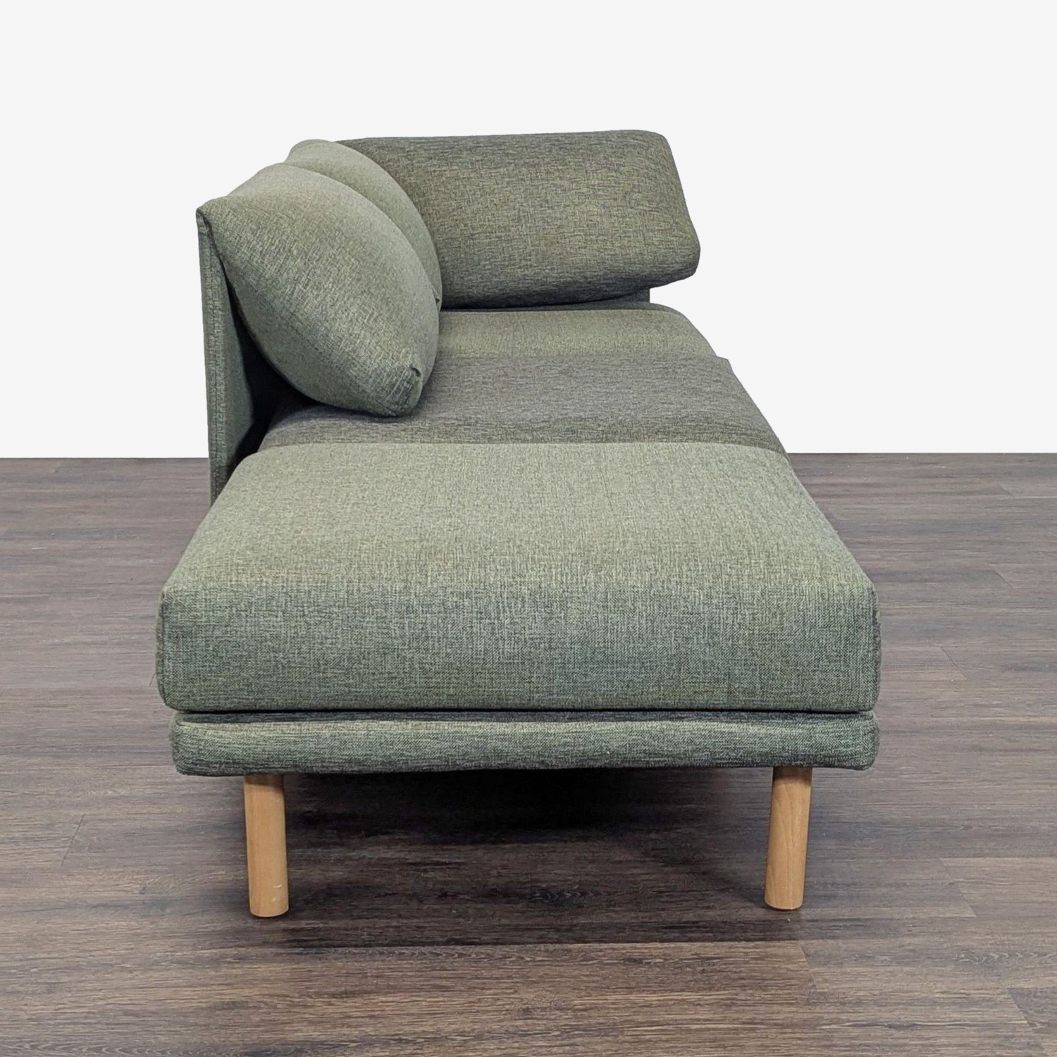 Burrow Range Green 3-Piece Sectional Lounger - image-3