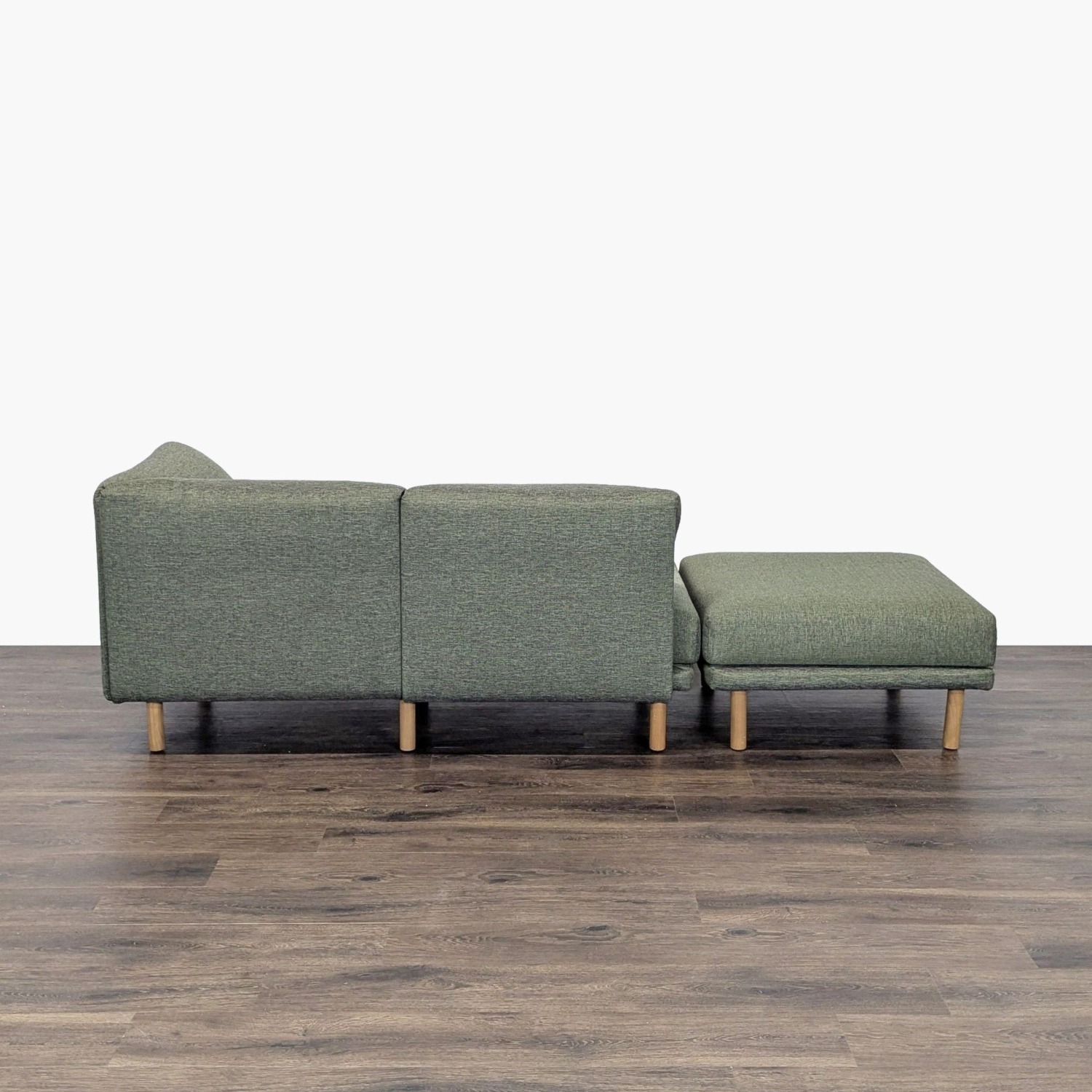 Burrow Range Green 3-Piece Sectional Lounger - image-4