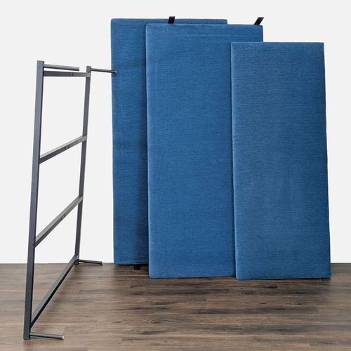 Used Room & Board Hanson Blue Upholstered King Size  for sale on AptDeco