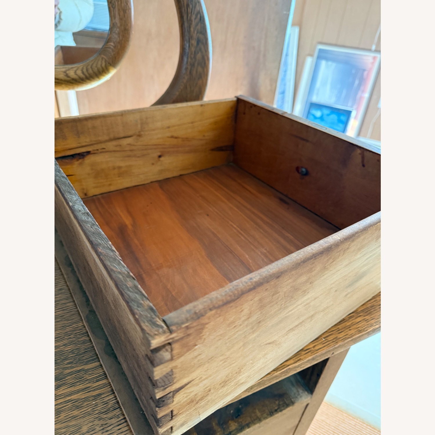 Vintage/Antique Natural Dresser - image-2