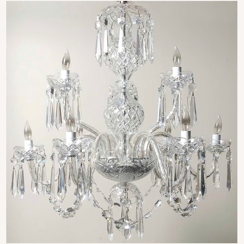 Used Waterford Crystal Glass Ceiling Lamp for sale on AptDeco