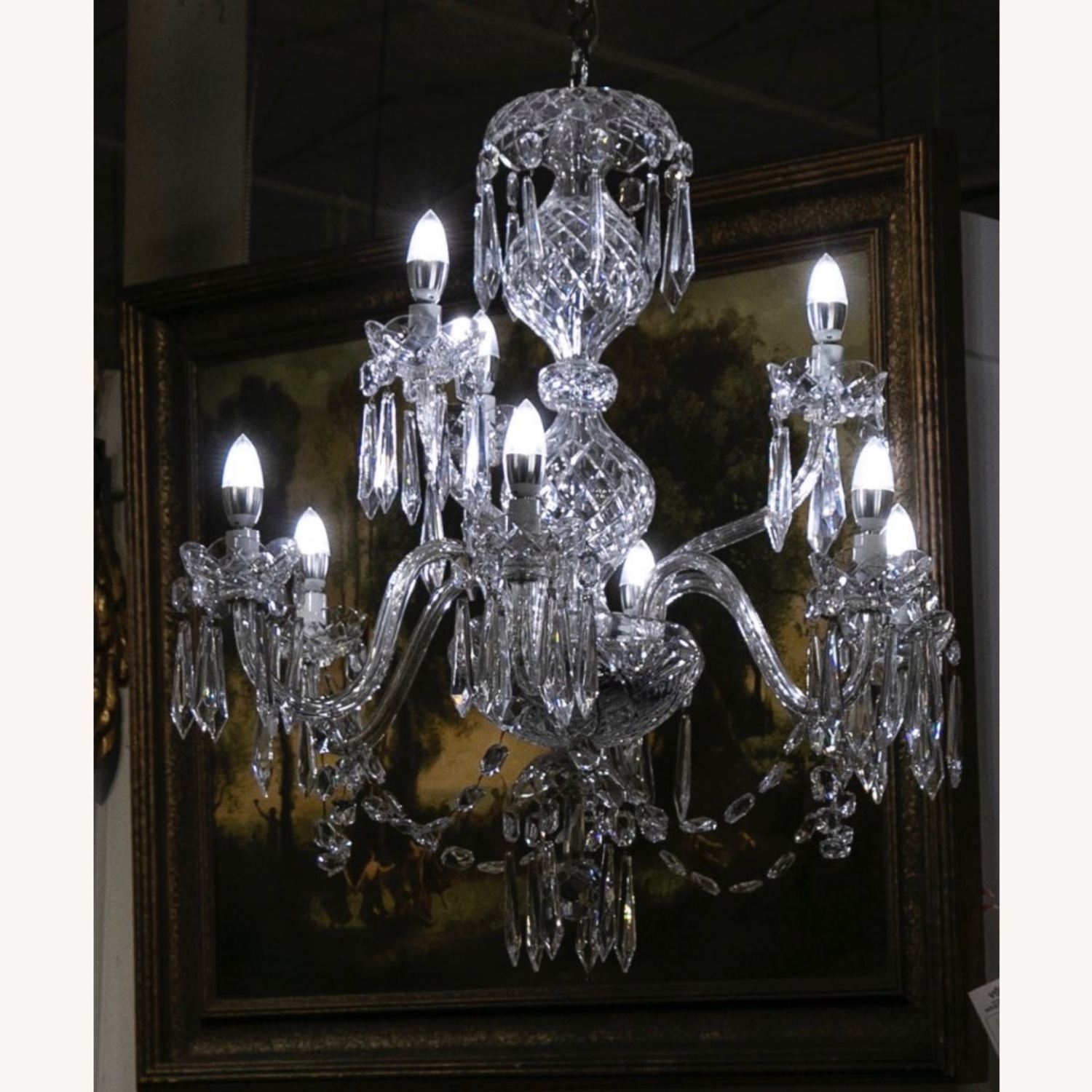 Waterford Crystal Glass Ceiling Lamp - image-1