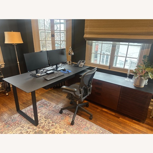 Used BDI Executive L-Shaped Desk for sale on AptDeco