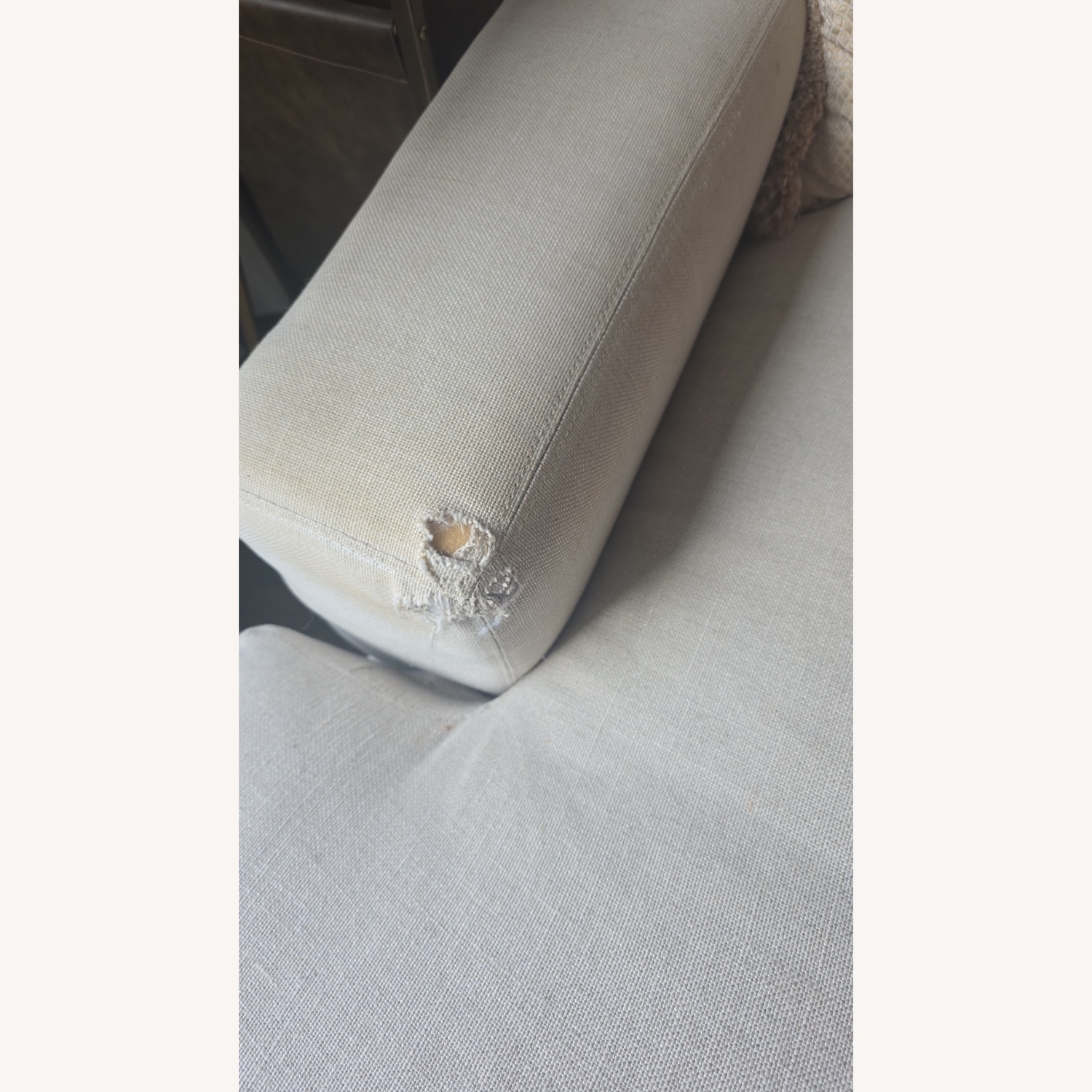 Arhaus Dune White Fabric 3+ Piece Sectional - image-4