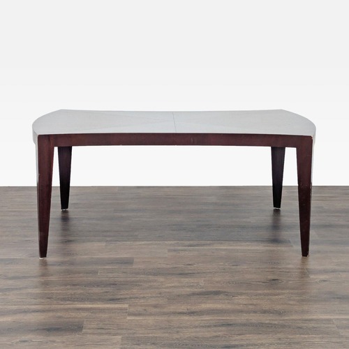 Used Wood Dining Table with Two Leaves for sale on AptDeco