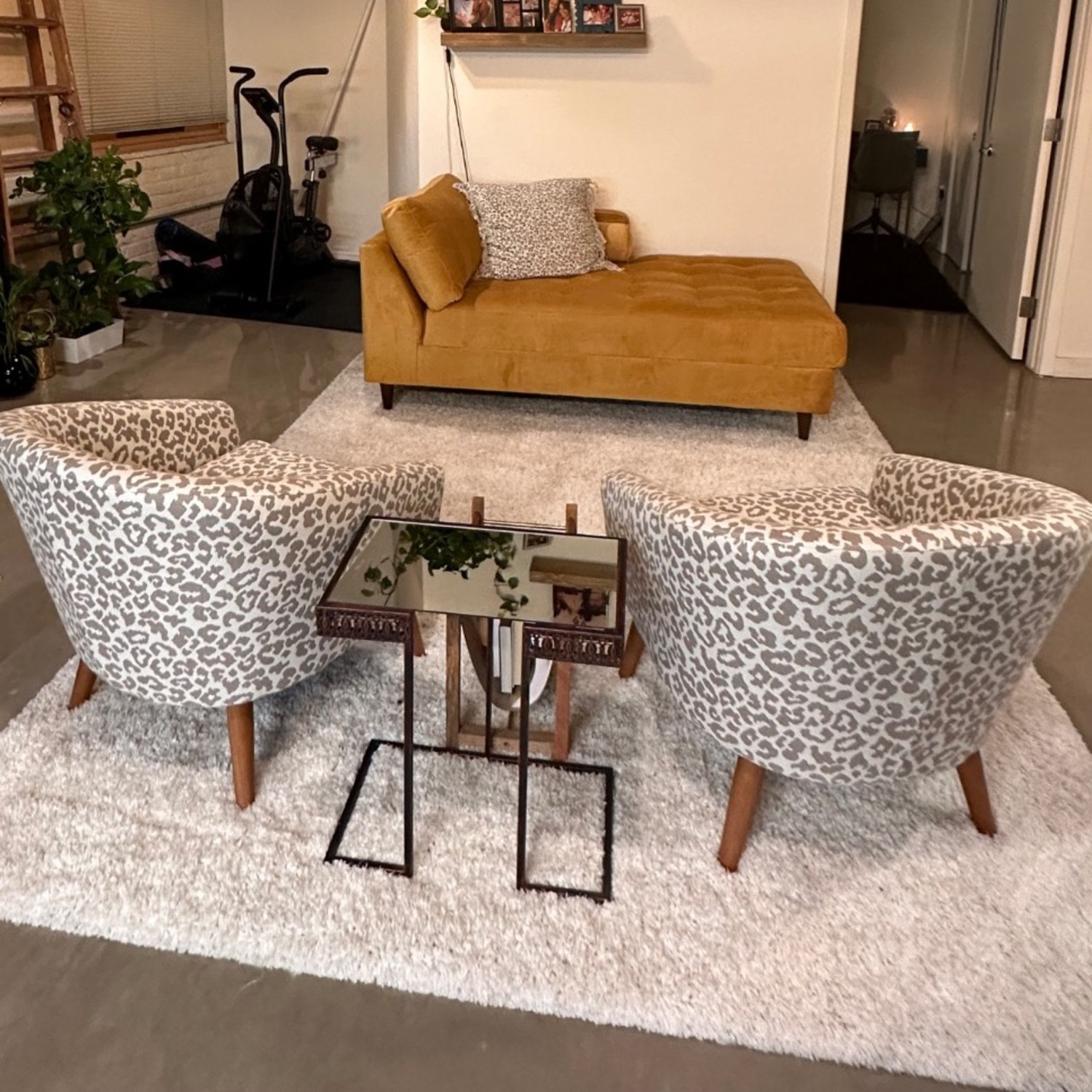 Leopard / Barrel Accent Chairs (2) - image-2