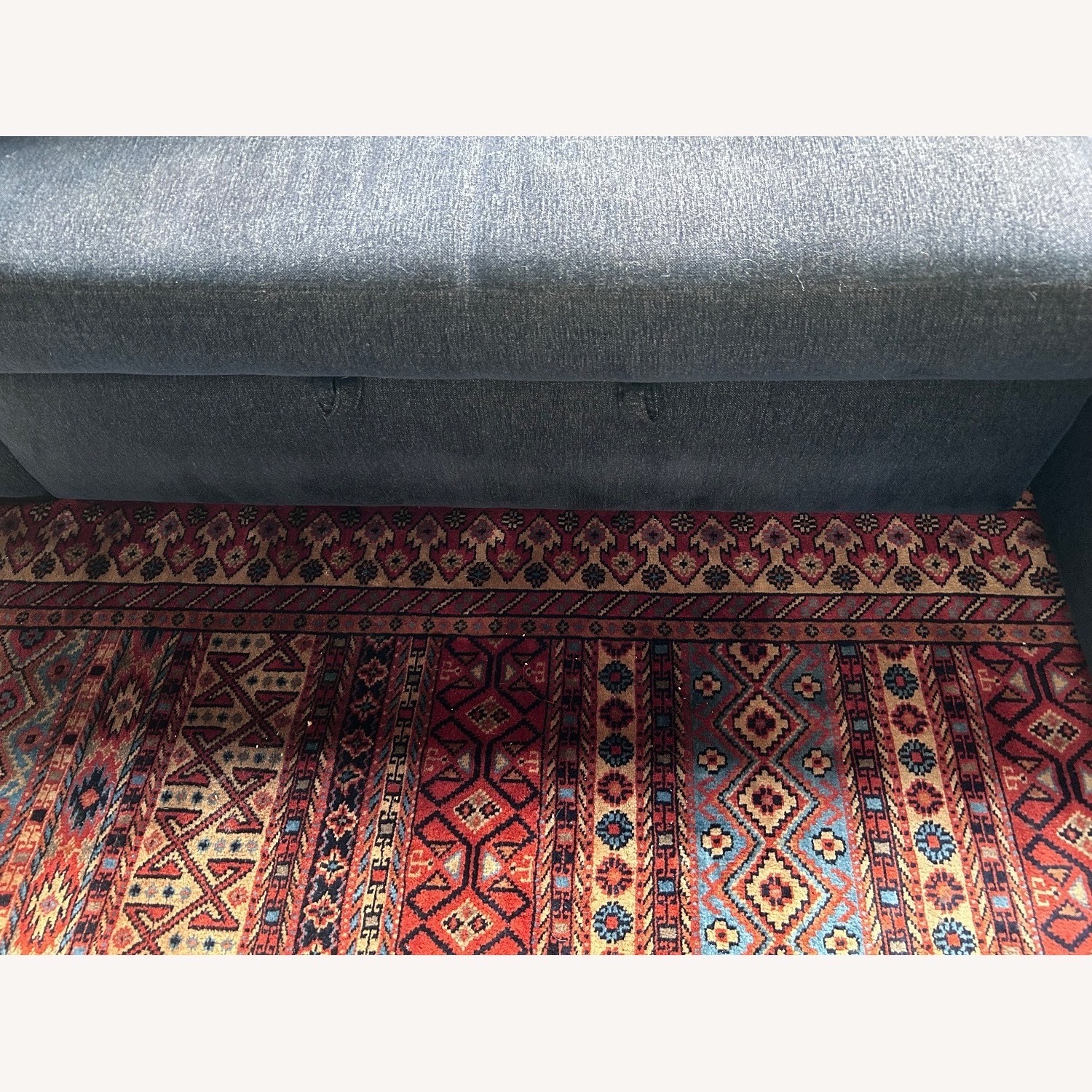 Room & Board Blue 2 Piece Sectional - image-4