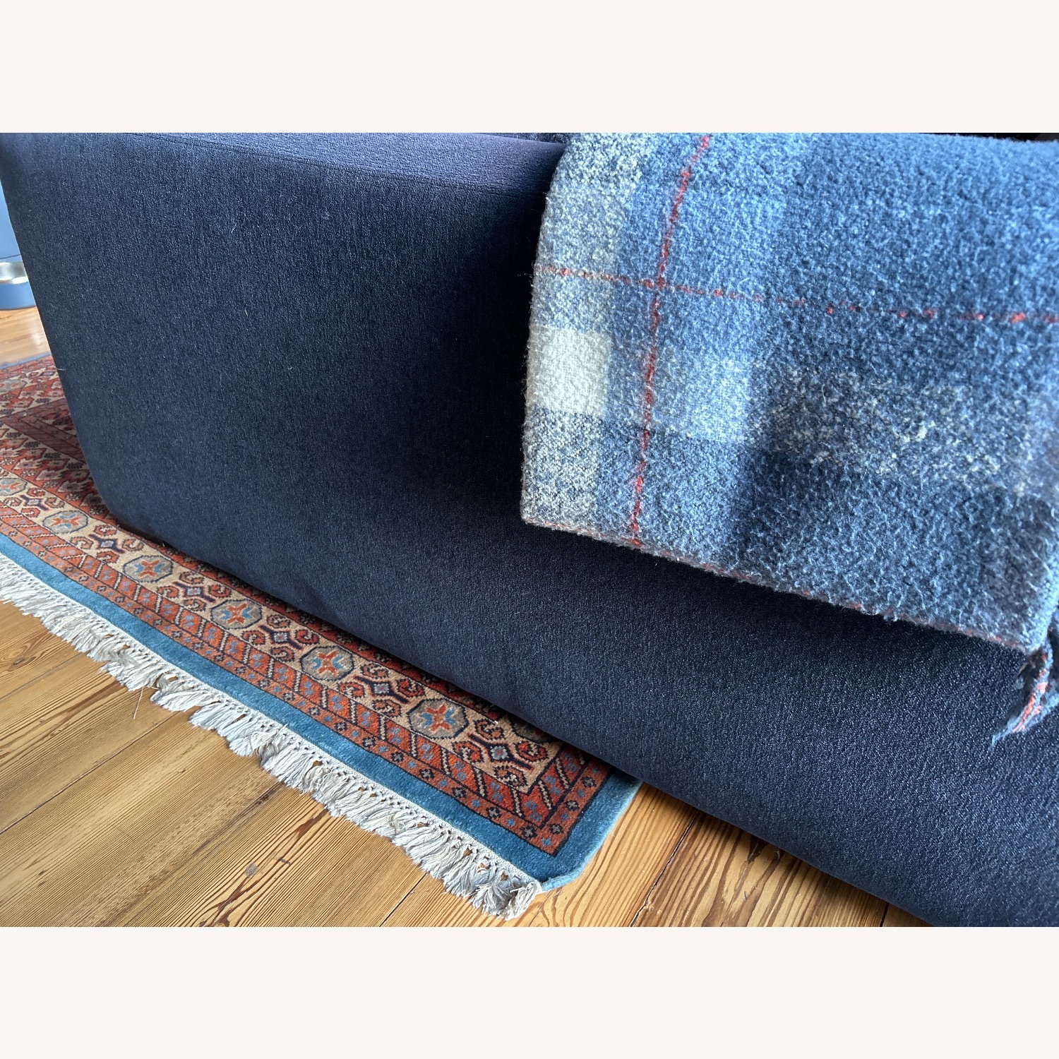 Room & Board Blue 2 Piece Sectional - image-3