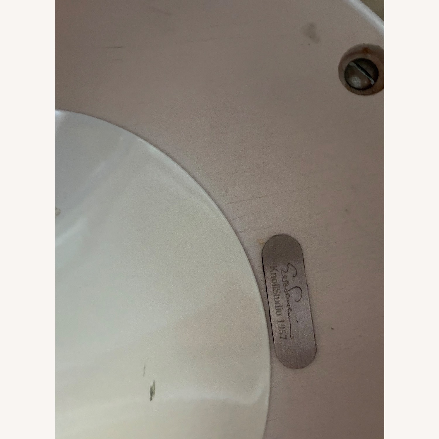 Saarinen & Eames White Marble Dining Table - image-7